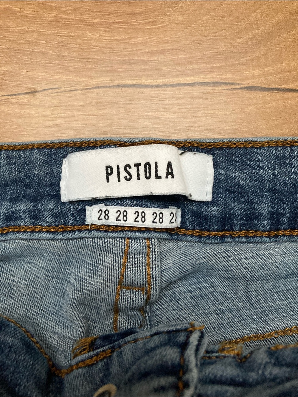 Pistola Distressed Raw 6” Jean Shorts - Picture 2 of 8